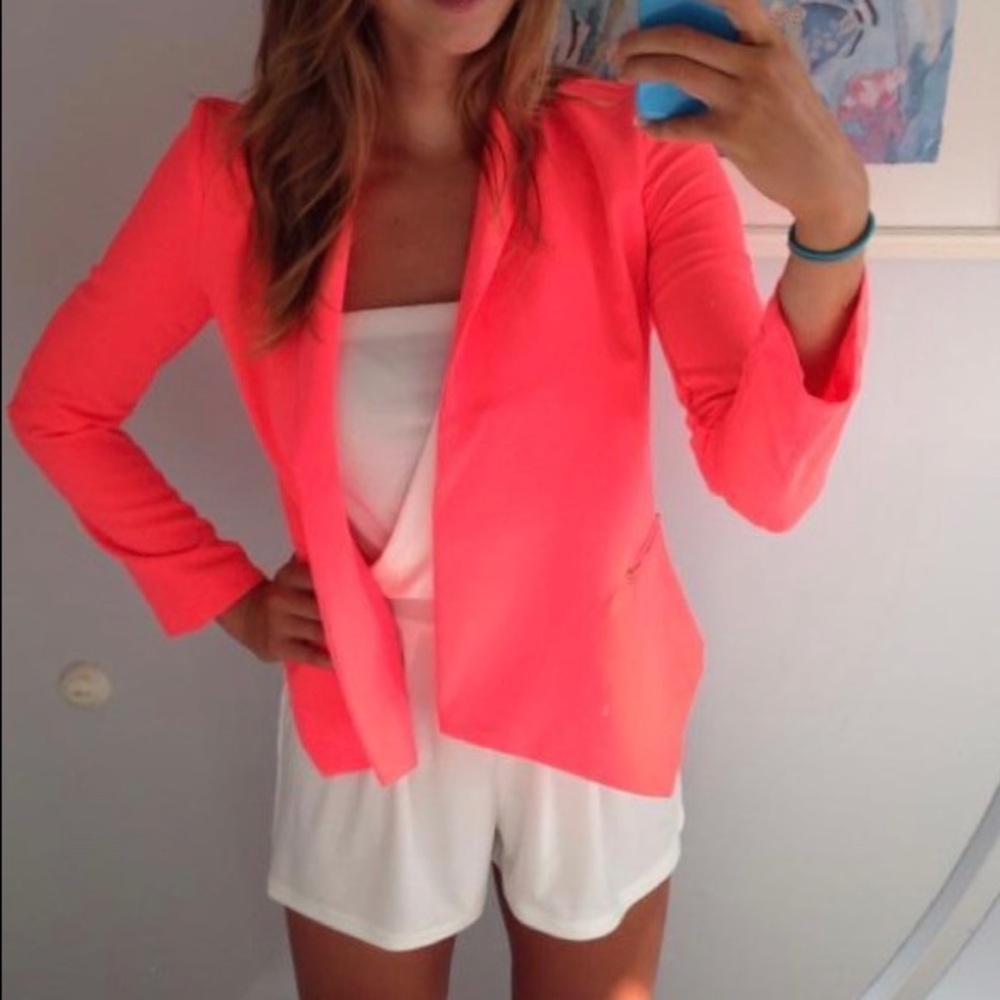 Charlotte Ruse neon pink jacket